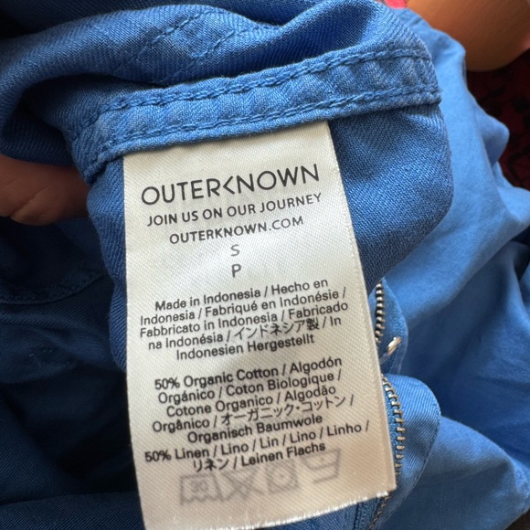 Outerknown Blue Jumpsuit - Picture 3 of 4